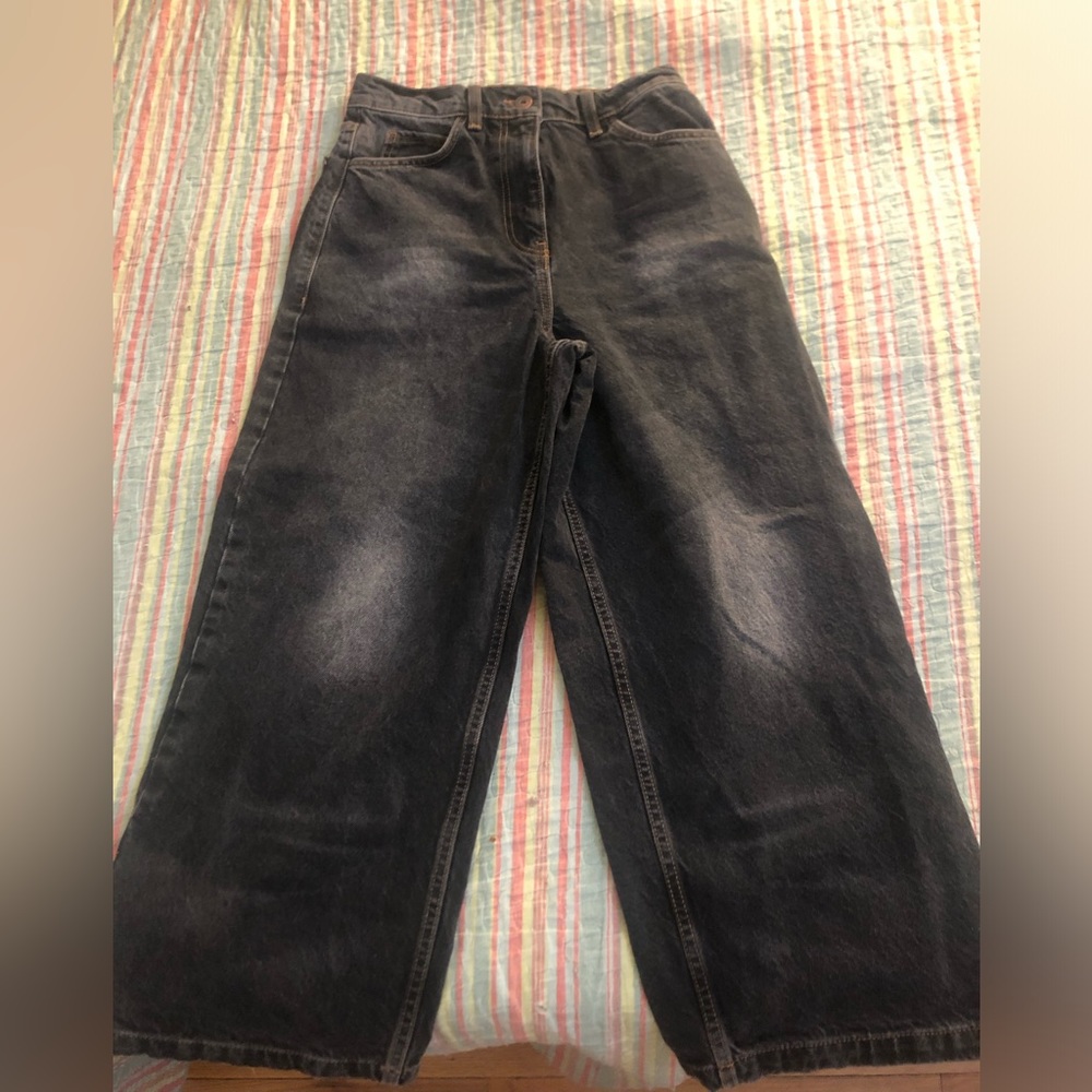 Collusion - Wide Leg Black Jeans